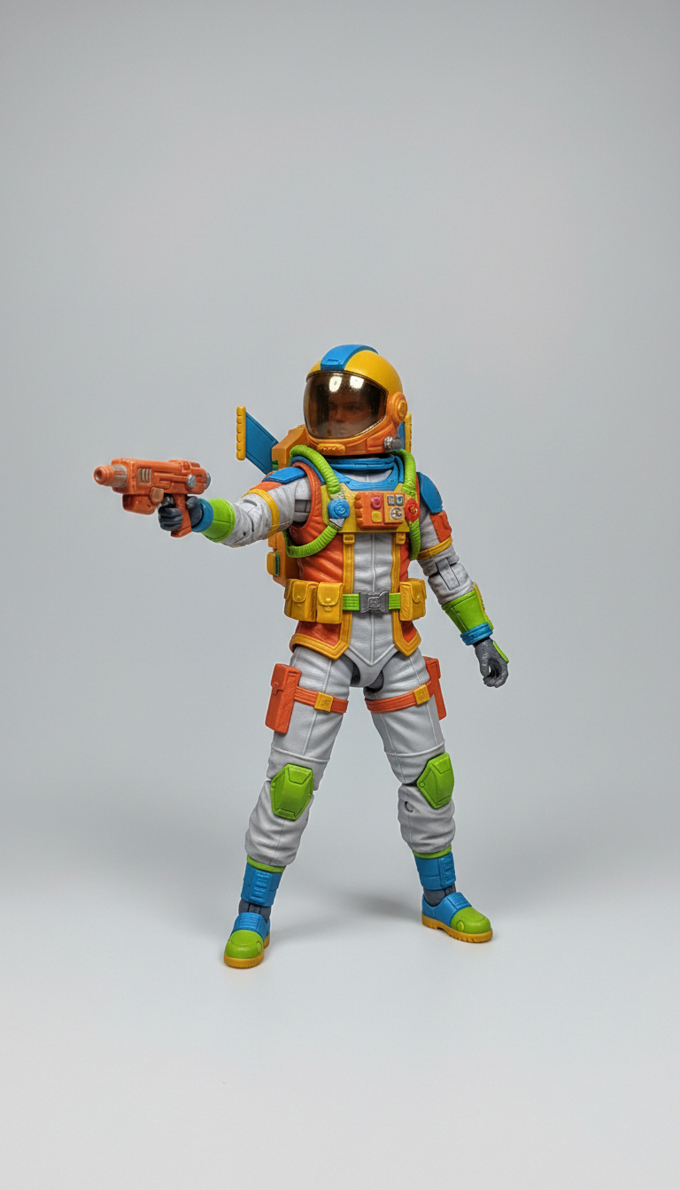 Figurine astronaute collection explorateur spatial